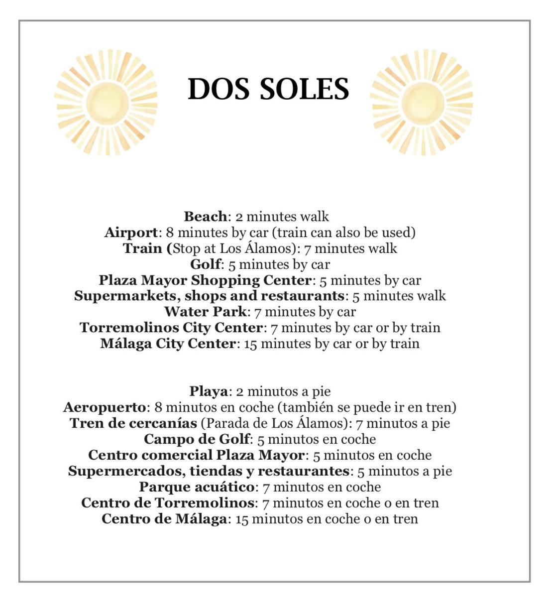 Dos Soles - Only 100 Meters From Beach Torremolinos Esterno foto